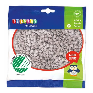 PlayBox: 5mm-es MIDI vasalható gyöngy szürke színben 6000db-os csomag
