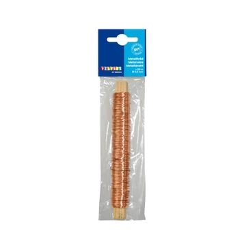 PlayBox: Fém kötöződrót bronz színben 0,5mm 50m