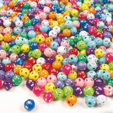 PlayBox: Strasszköves 1000 db-os gyöngy szett 8mm