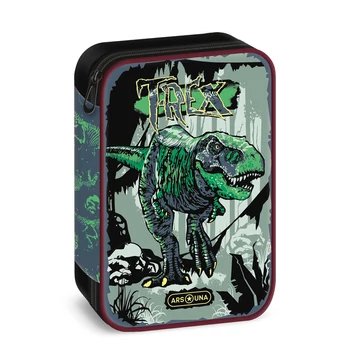 Ars Una: T-rex többszintes tolltartó 15,5x22,5x4,5cm