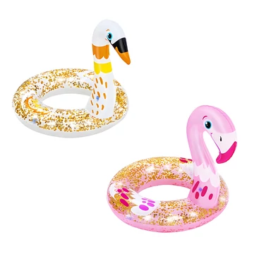 Bestway: Hattyú vagy flamingó úszógumi csillámmal 61cm 1db