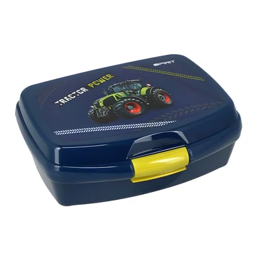 Spirit: Tractor Power sötétkék uzsonnás doboz 550ml 16,8x13,5x6,5cm
