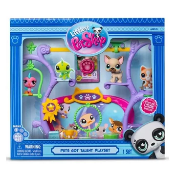 Littlest Pet Shop: Tehetséges állatok játékszett 2 db figurával, 1. széria