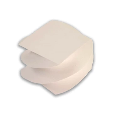 Fehér csavart post-it jegyzettömb 8,5x8,5x6cm