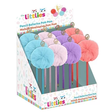 The Littlies: Pomponos ceruza többféle 1db