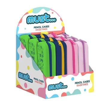 Must: Focus hengeres szilikon tolltartó 20x5x6cm több változatban
