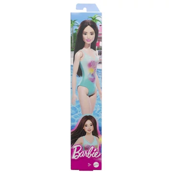 Barbie Beach baba kék színű, flamingó mintás fürdőruhában - Mattel