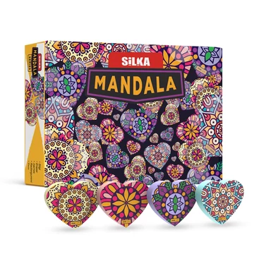 Nebulo: Silka radír - mandala mintás 1db