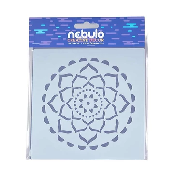 Nebulo: Mandala műanyag sablon lap