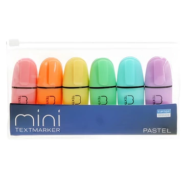 Spirit: Mini Pasztell szövegkiemelő filc szett 6 db-os