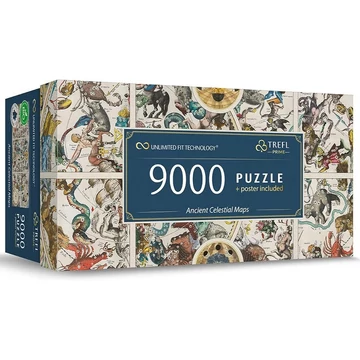 ősi csillagászati térképek 9000db-os UFT puzzle - Trefl