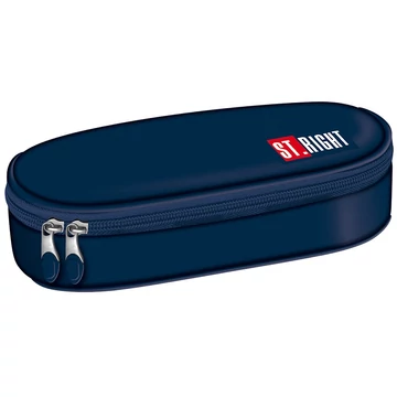 St.Right Navy Blue ovális tolltartó PC01 23x9,5x6cm