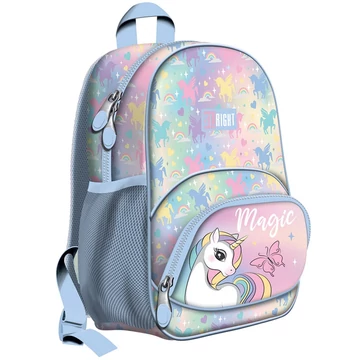 St.Right Magic Unicorn ergonomikus iskolatáska, hátizsák BP-70