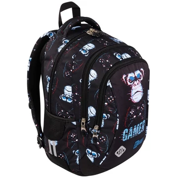 St.Right Blue Gamer ergonomikus iskolatáska, hátizsák BP26 39x27x17cm