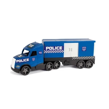 Magic Truck: Rendőrkamion fluoreszkáló lámpákkal 81cm - Wader