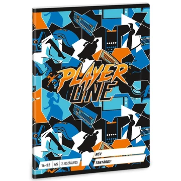 Ars Una: Player One 2.osztályos vonalas füzet A/5