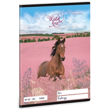 Ars Una: Wild and Free lovas sima lapú füzet A/5