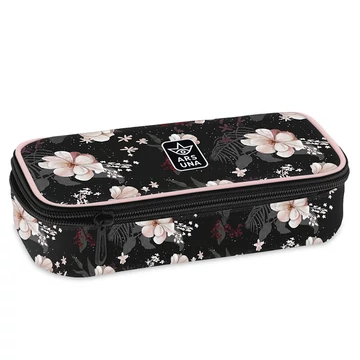 Ars Una: Flowery Black tinédzser tolltartó 22,5x6x11,5cm