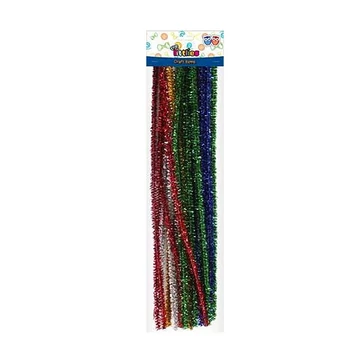 Drótos metál zsenília 5 színben 30cm 20db-os