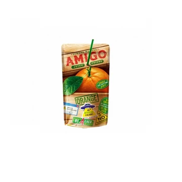 Amigo szívószálas narancs üdítőital 200ml