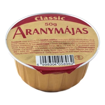 Szegedi Classic aranymájas 50g