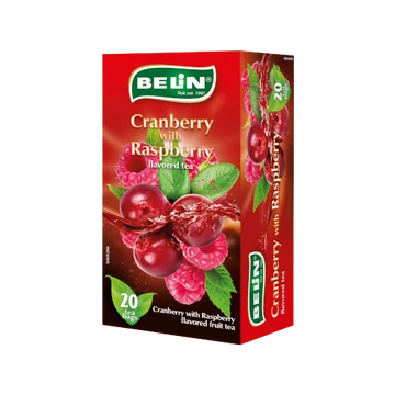 Belin vörösáfonya-málna tea 40g