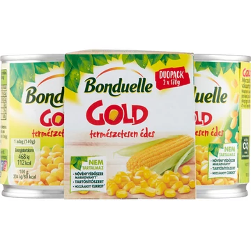 Bonduelle Gold morzsolt csemegekukorica 2x170 g