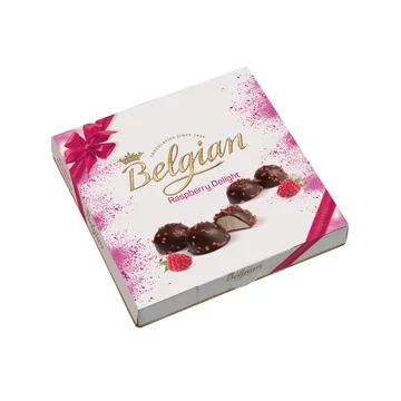 Belgian Raspberry delight málna ízű praliné desszert 200g