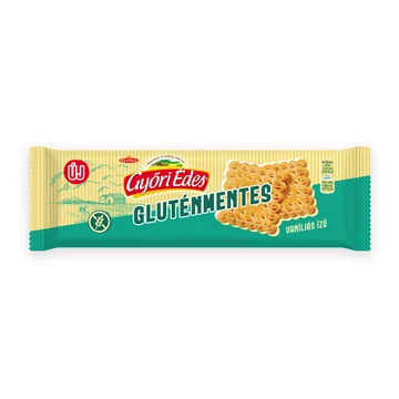 Győri Édes vaníliás ízű, gluténmentes keksz 75g