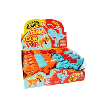 Johny Bee Dino Gun Pop játék pisztoly és nyalóka 12x10g