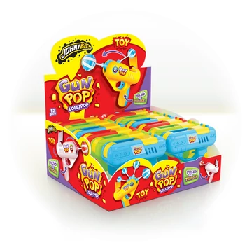 Johny Bee Gun Pop pisztoly és nyalóka 12x10g