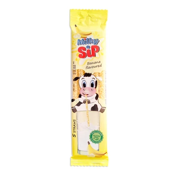 Milky Sip Szívószál Banán 5x6g 
