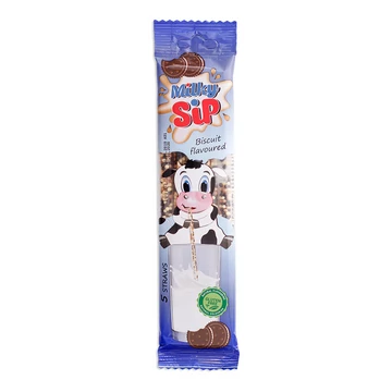 Milky Sip Szívószál Cookies 5x6g