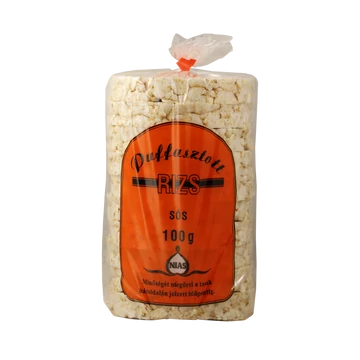 Nias puffasztott rizs sós 100g