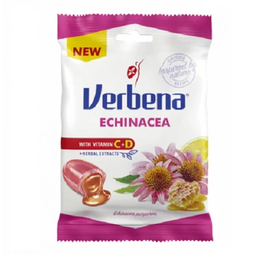 Verbena töltött cukorka echinacea, méz, citrom 60g