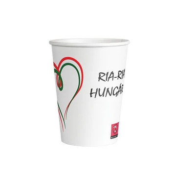 Papírpohár 50dm 320ml RIA-RIA-HUNGÁRIA felirattal EB2024