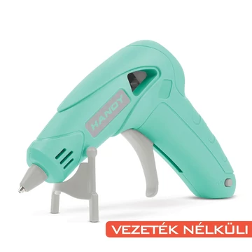 Handy akkumulátoros ragasztópisztoly mentazöld színben 7mm 10W 11100B