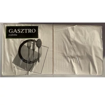 Gasztro szalvéta 2rétegű 250db 34x34cm