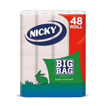 Nicky big bag toalettpapír 48tekercses 2rétegű