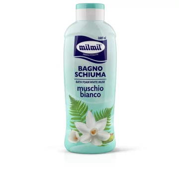 Milmil muschio bianco habfürdő 1L