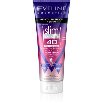 Slim Extreme 4D Lipo Shock melegítő anticellulit éjszakai szérum 250ml 