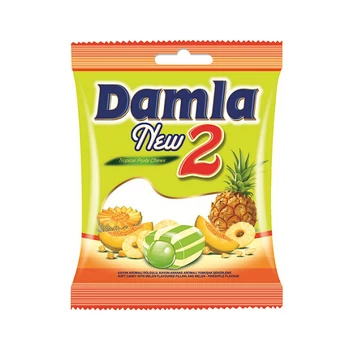 Damla sárgadinnye&ananász ízű cukor 90g