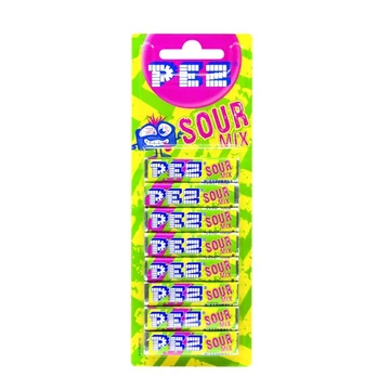Pez sour mix cukorka 8x8,5g