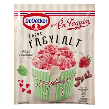 Dr.Oetker Fagyipor eper 78g