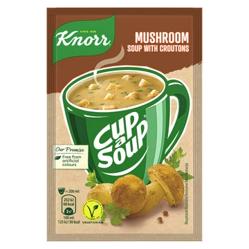 Knorr Bögrés leves Gombakrém zsemlekockával 15g