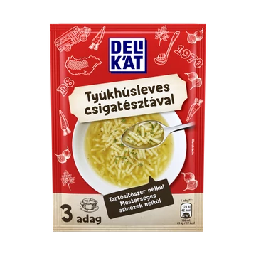 Delikát leves Tyúkhús csigatésztával 40g