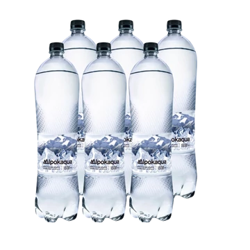 Alpokaqua szénsavas víz 6x1,5l - csak egyedi szállítással vagy személyes átvétellel