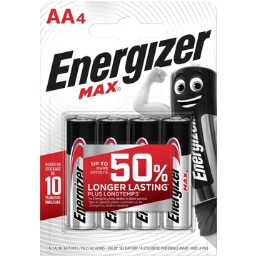 Energizer Max alkáli ceruzaelem AA 4db