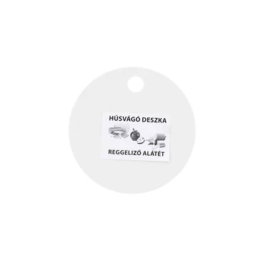 Vágódeszka kerek műanyag 