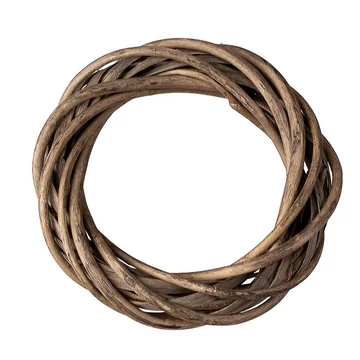 Fonott vessző koszorúalap szürke színben 25cm KA4-25G